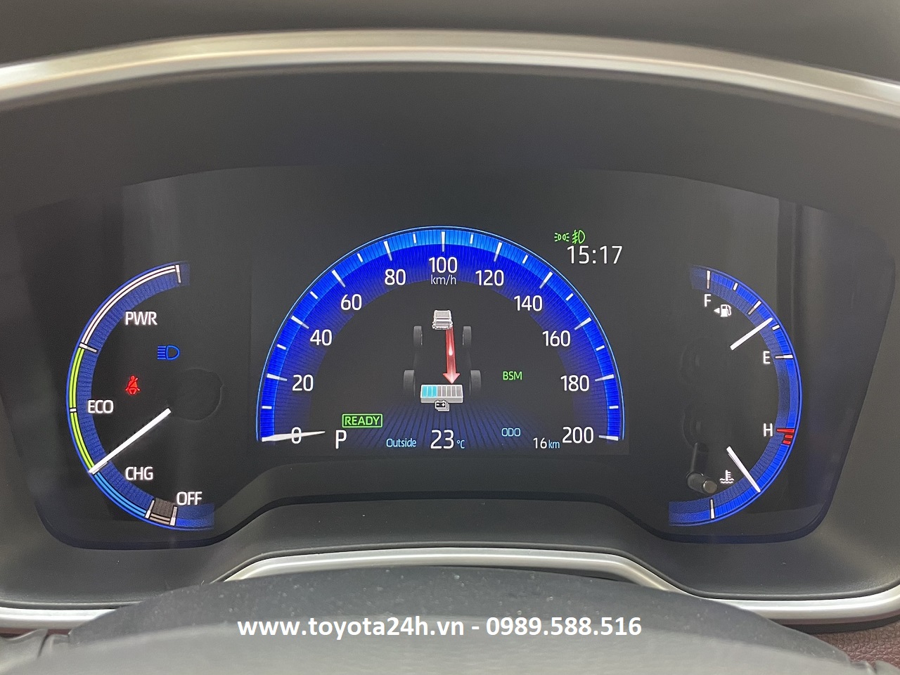  đồng hồ Toyota Corolla Cross hybrid 2022